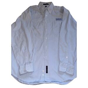 Vintage Port Authority Men’s L Long Sleeve Shirt With Jarden Zinc Products Logo